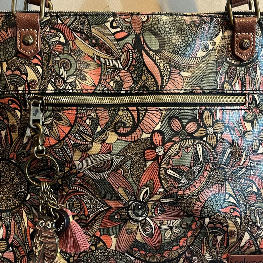 Sakroots Sienna Spirit Desert Patterned Metro Tote Bag - Picture 5 of 14